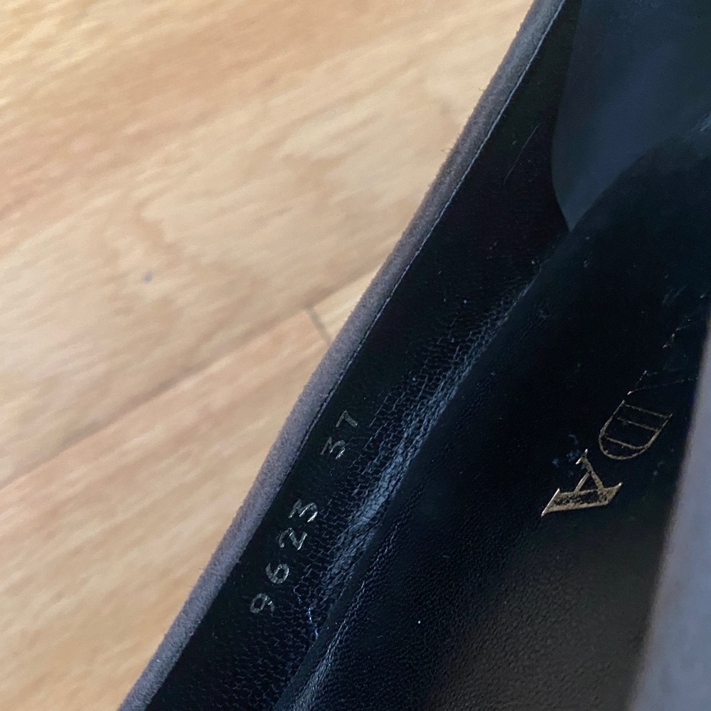 Prada Suede with Patent Contrast Shoes - Picture 7 of 8